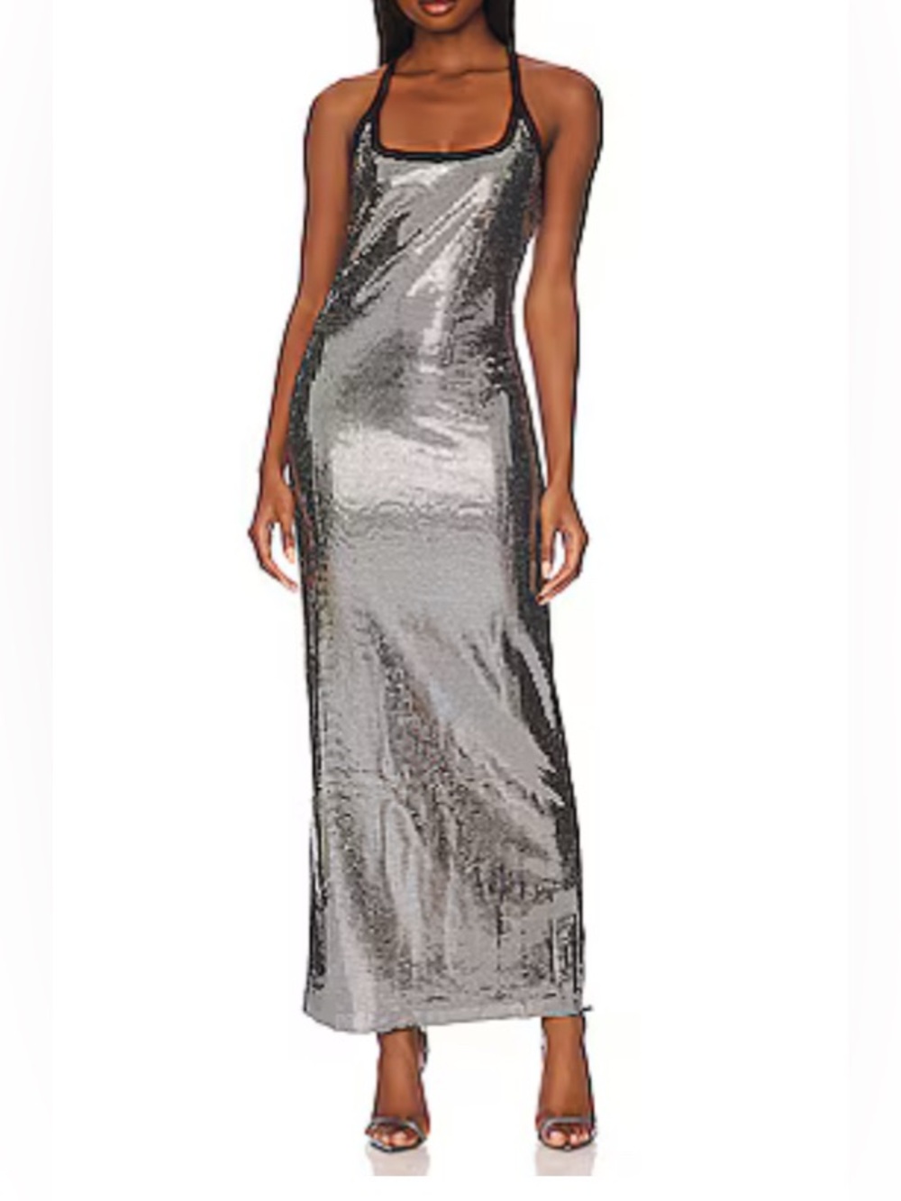 Auteur Studio Ivy Sparkle Dress in Silver Size M